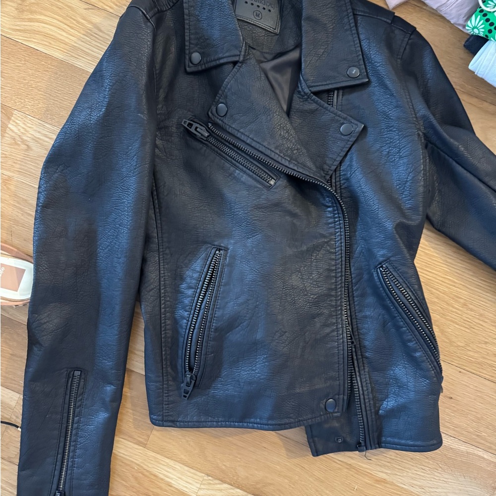 Women's Black Leather Jacket